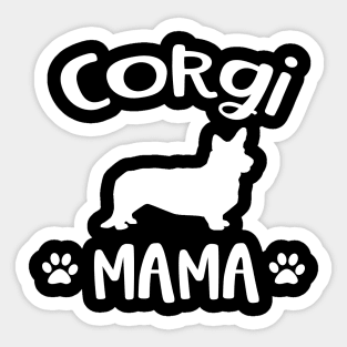 Corgi Mama Corgi Lover Sticker